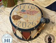 Drum - Unfinished Wood Display Frame