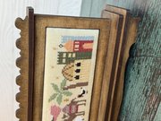 The Landing - Unfinished Embroidery Display, different perspective #1. Select this picture to zoom in