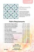 Afternoons Garden - Quilt Pattern
