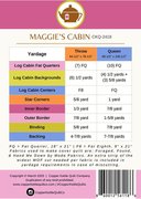 Maggie's Cabin - Quilt Pattern