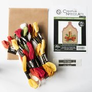 Christmas Candle Ornament - Cross Stitch Kit