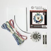 Jolly Polar Bear Tin - Christmas Cross Stitch Kit