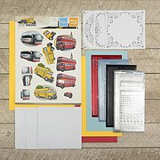 Buses - 3D Diecut Decoupage Set