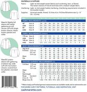 Vernon Shirt Sizes 12 - 32 - Quilt Pattern