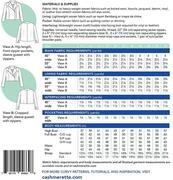 Canton Moto Jacket Sizes 12-32 - Sewing Pattern