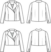 Canton Moto Jacket Sizes 0-16 - Sewing Pattern