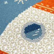 Blast Off - Cross Stitch Pattern, different perspective #2. Select this picture to zoom in