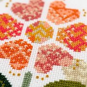 Love Grows Here - Cross Stitch Pattern, different perspective #1. Select this picture to zoom in