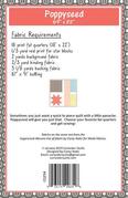 Poppyseed - Quilt Pattern
