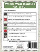 Wooly Wall Hanging - Quilt Pattern
