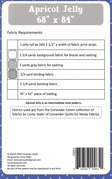 Apricot Jelly - Quilt Pattern