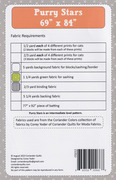 Purry Stars - Quilt Pattern