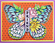 Floral Flutter - Cling Stamp