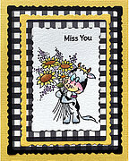 Cowlik Bouquet - Cling Stamp