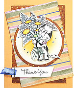 Cowlik Bouquet - Cling Stamp