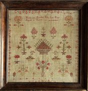 Rachel de la Rue 1825 - Cross Stitch Pattern, different perspective #1. Select this picture to zoom in
