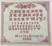 Martha Schmidt 1880 - Cross Stitch Pattern, different perspective #1. Select this picture to zoom in