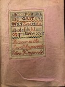 Ellen Kingscote's English Sewing Book - Cross Stitch, different perspective #2. Select this picture to zoom in