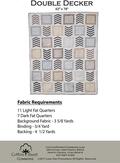 Double Decker - Quilt Pattern, different perspective #1. Select this picture to zoom in