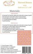 Harvest Season G - Quilt Pattern