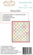 Sunshine Girl - Quilt Pattern