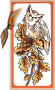 Mini Oak Owl - Cling Stamp