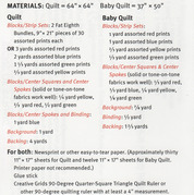 Signs Of String - Quilt Pattern