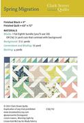 Spring Migration - Quilt Pattern