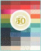 50 Years Of Moda Indigo - Four in One Quilt Fabric