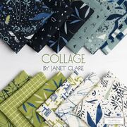 Collage Parchment Sky - Quilt Fabric