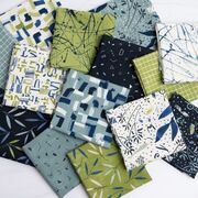 Collage Parchment Sky - Quilt Fabric