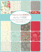 Serene Scroll Blenders Jacobean - Parch Char - Quilt Fabric