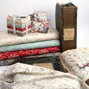 Serene Scroll Blenders Jacobean - Parch Char - Quilt Fabric