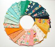 Curio Metallic Billiard - Roses Florals Flower - Fabric