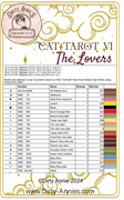 Cat Tarot VI - The Lovers - Cross Stitch Pattern