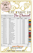 Cat Tarot VII - The Chariot - Cross Stitch Pattern