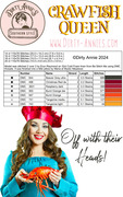 Crawfish Queen - Cross Stitch Pattern