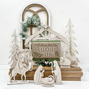 O Come Let Us Adore Him - Cross Stitch Pattern