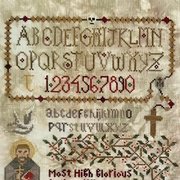 Franciscan Prayer Sampler - Christian Cross Stitch Pattern