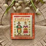 Gather - Thanksgiving Cross Stitch Pattern