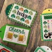 Saint Patrick Tiny Tags - Cross Stitch Pattern