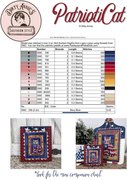 PatriotiCat - Patriotic Cross Stitch Pattern, different perspective #2. Select this picture to zoom in