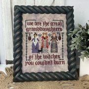 Great Granddaughters - Halloween Cross Stitch Pattern, different perspective #1. Select this picture to zoom in