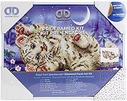 Baby Tiger Roly Poly with Frame - Diamond Dotz Facet Art Kit