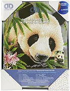 Panda Prince with Frame - Diamond Dotz Facet Art Kit