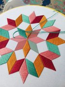 Quilted Wheel - Embroidery Kit