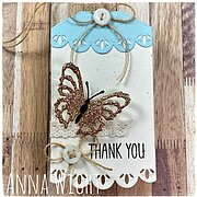 Butterfly & Scalloped Frame - Craft Die Set