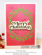 Holly Frame - Die Cut