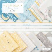 D Is For Dream White - Bear Face Baby Bear - Quilt Fabric
