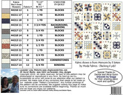 Sweet Sampler - Quilt Pattern